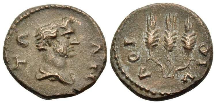 Juliopolis Nomos 17, 433 Antoninus Pius AE13 of Juliopolis, Bithynia