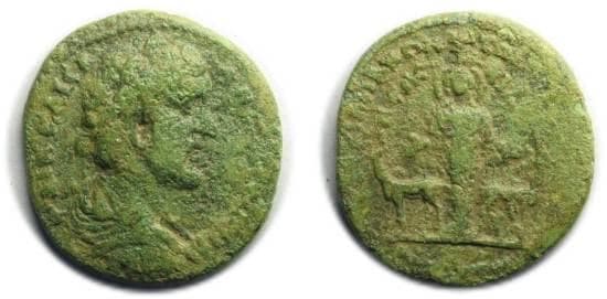 Kilbiani Nikaia BMC 9 Antoninus Pius, AE36 of Kilbiani, Lydia
