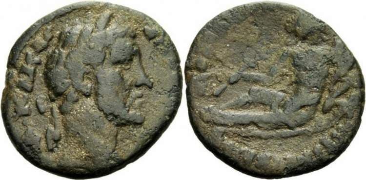 Kilbiani Imhoof LS 4 Antoninus Pius, AE22 of Neikeia-Kilbiani, Lydia