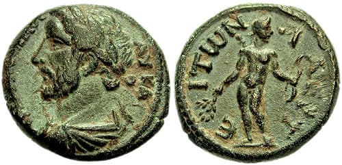 Laertes SNG LevSupp 375 Antoninus Pius AE 23mm of Laertes, Cilicia