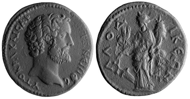 Laodikeia Phrygia Imhoof AGM 204 Antoninus Pius, AE27 of Laodikeia ad Lycum, Phrygia