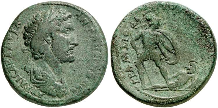 Magnesia ad Maeandrum Schultz 102A Antoninus Pius, AE35 of Magnesia ad Maeandrum, Ionia