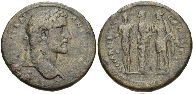Miletus SNG vA 2108 Antoninus Pius, AE39 of Miletos, Alliance issue with Smyrna