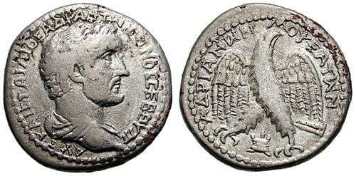 Mopsos Prieur 729 Antoninus Pius AR Tetradrachm of Cilicia, Mopsus