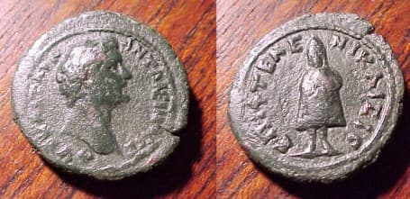 Nicaea RecGen 96 Antoninus Pius AE21 of Nicaea, Bithynia