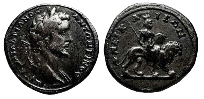 Nicaea RecGen 76 Antoninus Pius, AE30 of Nicaea, Bithynia