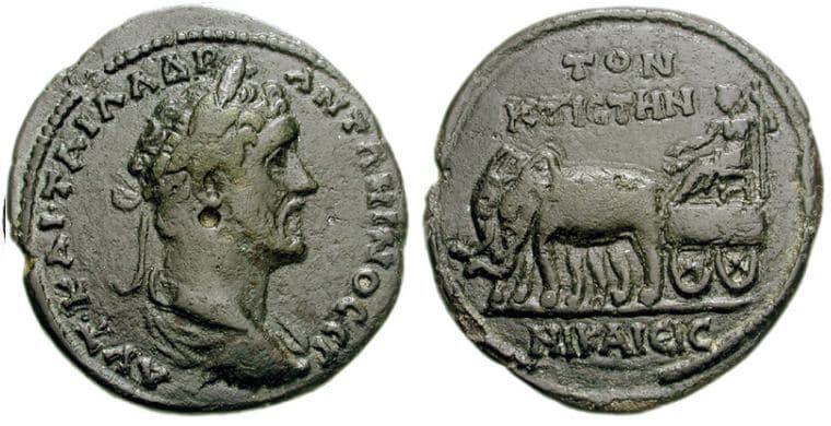 Nicaea RecGen 80 Antoninus Pius, AE31 of Nicaea, Bithynia