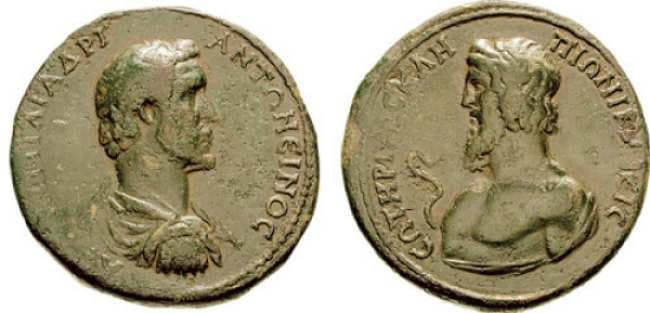 Nicaea RecGen 85 Antoninus Pius AE41 of Nicaea, Bithynia