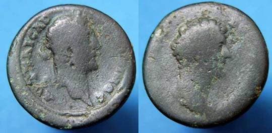 Nicomedia RecGen 77 Antoninus Pius and Marcus Aurelius, AE24 of Nicomedia, Bithynia