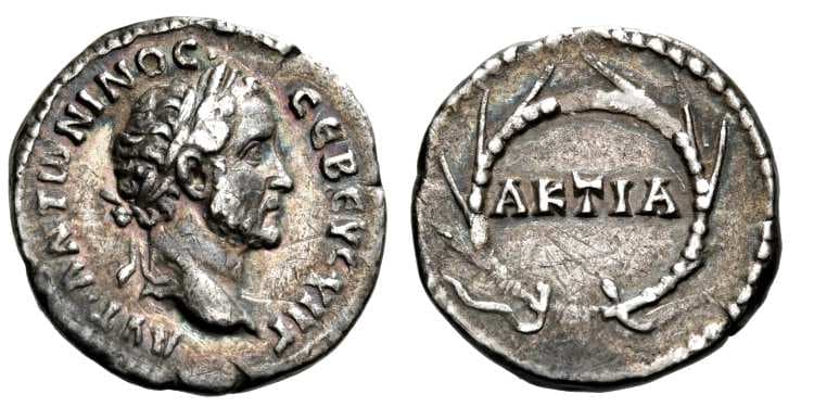 Nikopolis Epirus BMC 24 Antoninus Pius, AR hemidrachm of Nikopolis, Epirus