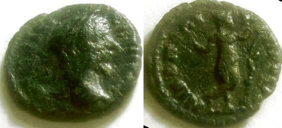 Nikopolis Moushmov 872 Antoninus Pius AE17 of Nikopolis ad Istrum, Moesia Inferior