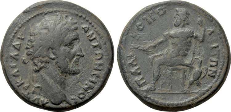 Palaeopolis BMC 1 Antoninus Pius AE27 of Palaeopolis, Pisidia