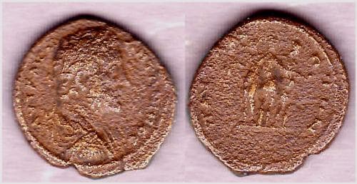 Pautalia Ruzicka 22 Antoninus Pius AE 18 of Pautalia, Thrace