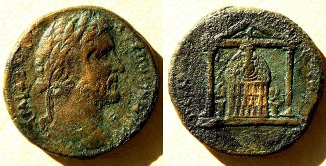 Perga SNG Fr 406 Antoninus Pius, AE32 of Perga, Pamphylia, 24