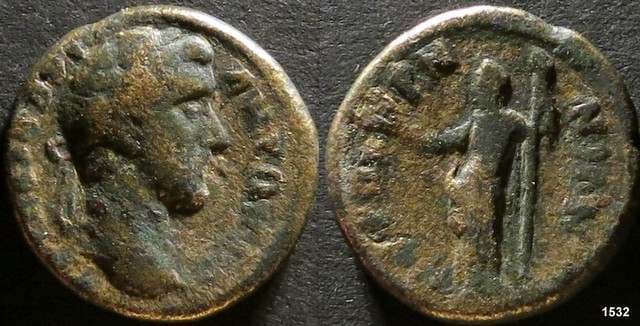 Perperene Lowe 1532 Antoninus Pius, AE of Perperene, Mysia