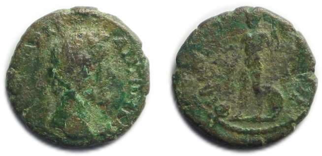 Philadelphia Rohde 3318 Antoninus Pius, AE18 of Philadelphia, Lydia