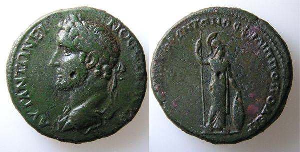 Philippopolis Moushmov 5089var Antoninus Pius, AE AE 31mm, 22,43gr of Philippopolis, Thrace