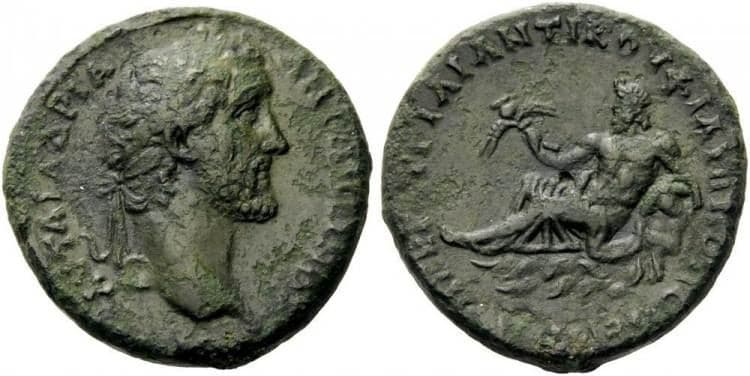 Philippopolis Varbanov 690 Antoninus Pius AE29 tetrassarion of Philippopolis, Thrace