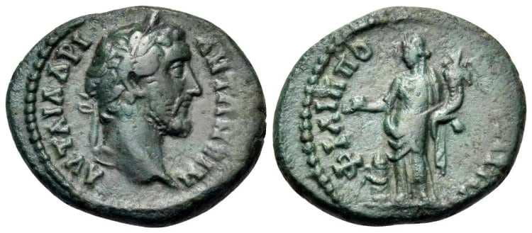 Philippopolis Varbanov 768 Antoninus Pius, AE20 of Philippopolis, Thrace