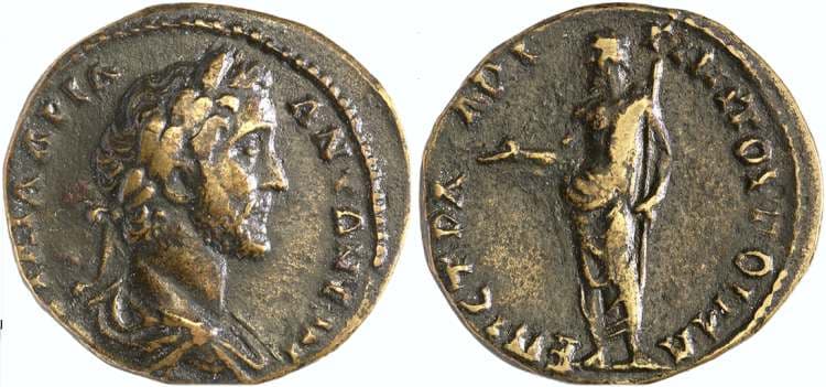 Poemanenum Kaufmann 34 Antoninus Pius AE25 of Poemanenon, Mysia