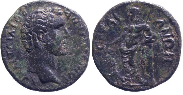 Sardes SNG vA 3152 Antoninus Pius, AE24 of Sardes, Lydia