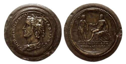Koinon of Ionia Yale Damsky 9 Antoninus Pius, AE medallion, 54