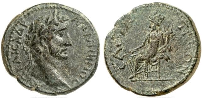 Savatra SNGvA 5405 Antoninus Pius, AE25 of Lycaonia, Savatra