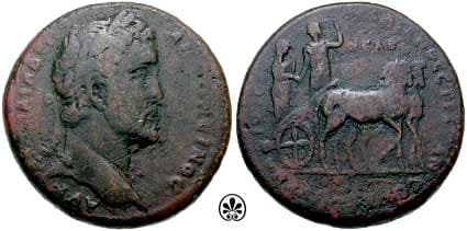 Smyrna SNGvA 2213 Antoninus Pius AE 34mm