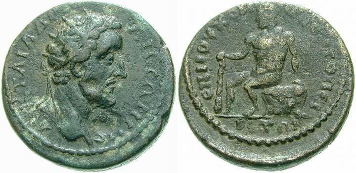 Topirus Varbanov 2665 Antoninus Pius, AE of Topirus, Thrace