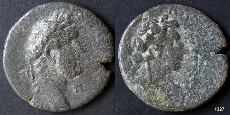 Zephyrium Levante 89 Antoninus Pius AE29 of Zephyrium, Cilicia