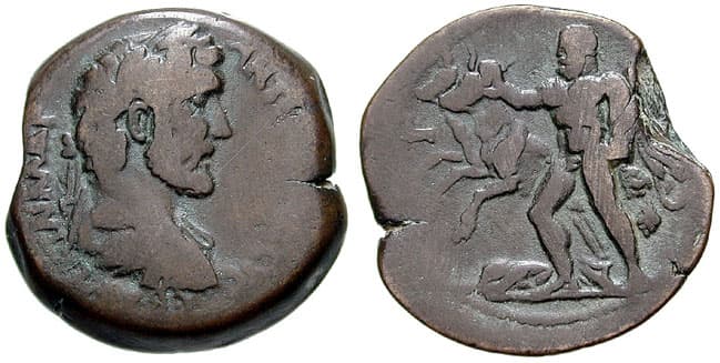 Alexandria Koln 1350 Antoninus Pius AE Drachm of Alexandria