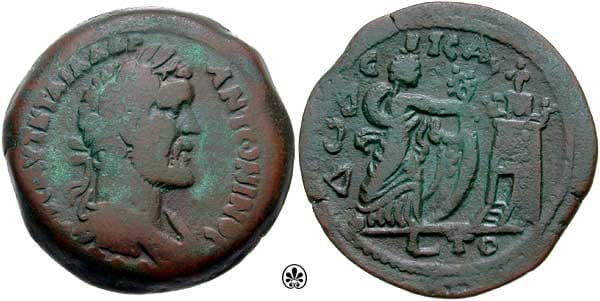 Alexandria Milne 2007 mule Koln 1603 Antoninus Pius AE Drachm of Egypt, Alexandria