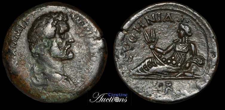 Alexandria Milne 1609 Antoninus Pius AE Drachm
