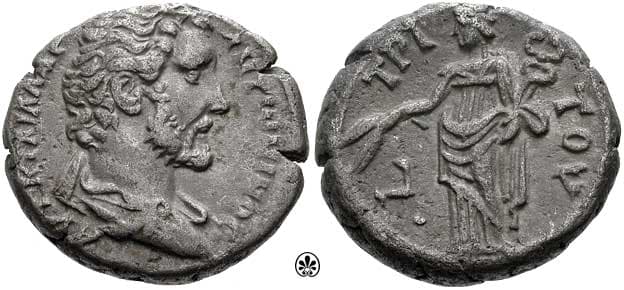 Alexandria Milne 1622 Antoninus Pius billon tetradrachm of Alexandria