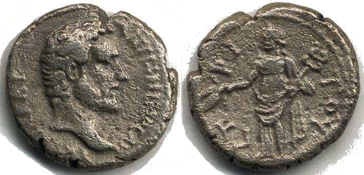 Alexandria Milne 1638 Antoninus Pius billon tetradrachm of Alexandria