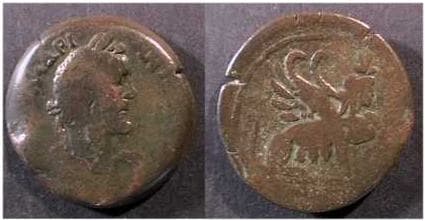 Alexandria Milne 1835 Sear 4405 Antoninus Pius AE Drachm of Alexandria