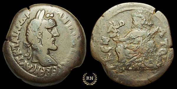 Alexandria Milne 1874 Antoninus Pius AE Drachm of Alexandria