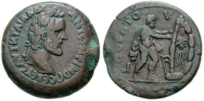 Alexandria Milne 1912 Antoninus Pius AE Drachm of Alexandria