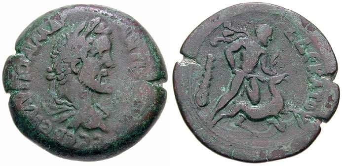 Alexandria Milne 1915e Antoninus Pius AE Drachm of Alexandria