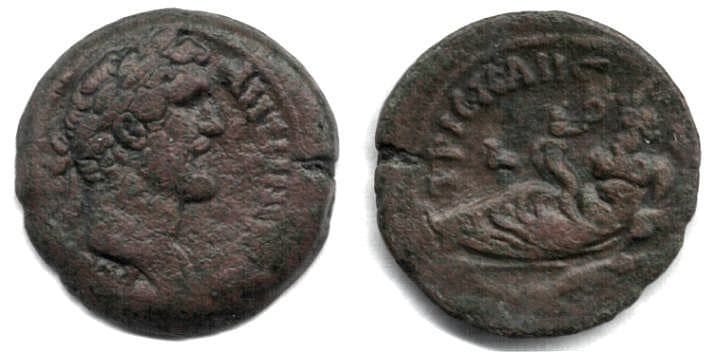 Alexandria Milne 2055 Antoninus Pius AE Drachm of Alexandria