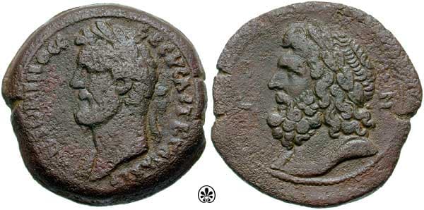 Alexandria Milne 2218v Antoninus Pius AE Drachm of Alexandria