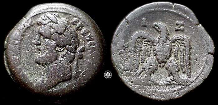 Alexandria Milne 2239 Antoninus Pius AE Drachm of Alexandria