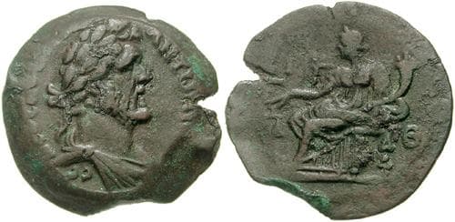 Alexandria Milne 2319 Antoninus Pius AE Drachm of Alexandria
