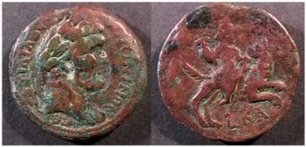 Alexandria Milne 2358 Antoninus Pius AE drachm of Alexandria