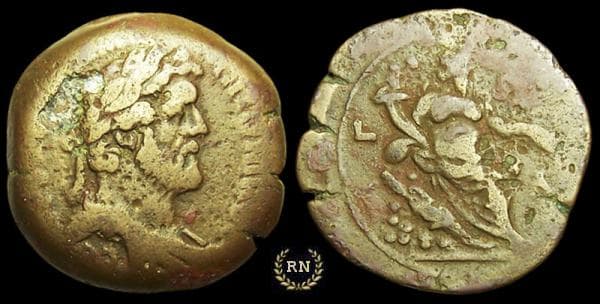 Alexandria Milne 2359 Antoninus Pius, AE Drachm, Alexandria, 21