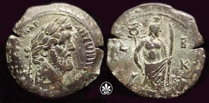 Alexandria Milne 2390 Antoninus Pius AE Drachm of Alexandria