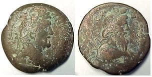 Alexandria Milne 2396 Antoninus Pius AE Drachm of Alexandria
