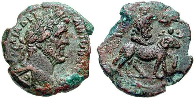 Alexandria Milne 2418 Antoninus Pius AE Drachm