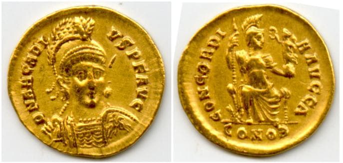 Constantinople RIC X 7 Arcadius AV Solidus
