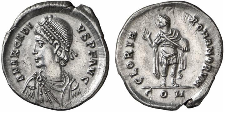 RIC X 47 Arcadius, AR light miliarense